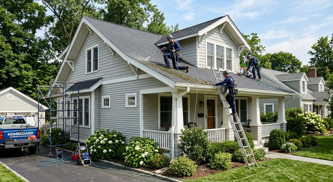 Udvendige arbejder - facade, tag og udvendige installationer